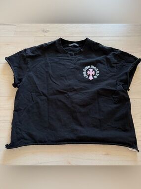 Chrome Hearts | Tops | Chrome Hearts White Vneck Tee With Black
